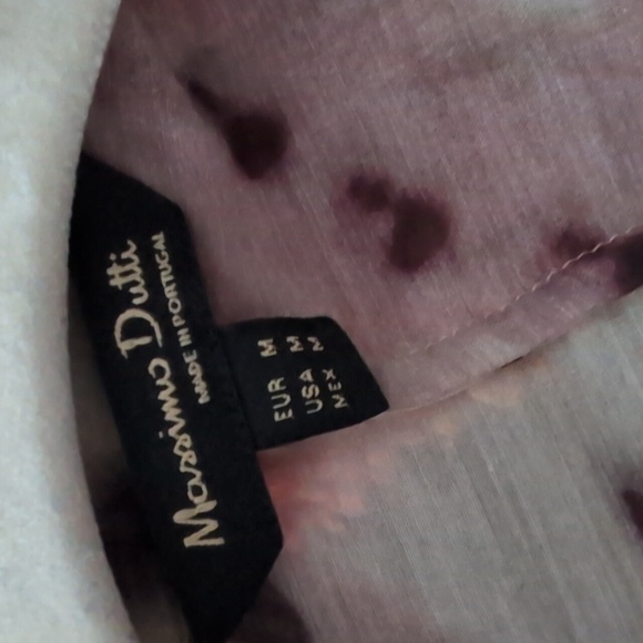 Massimo Dutti TIE-DYE PRINT SHIRT - Picture 5 of 5